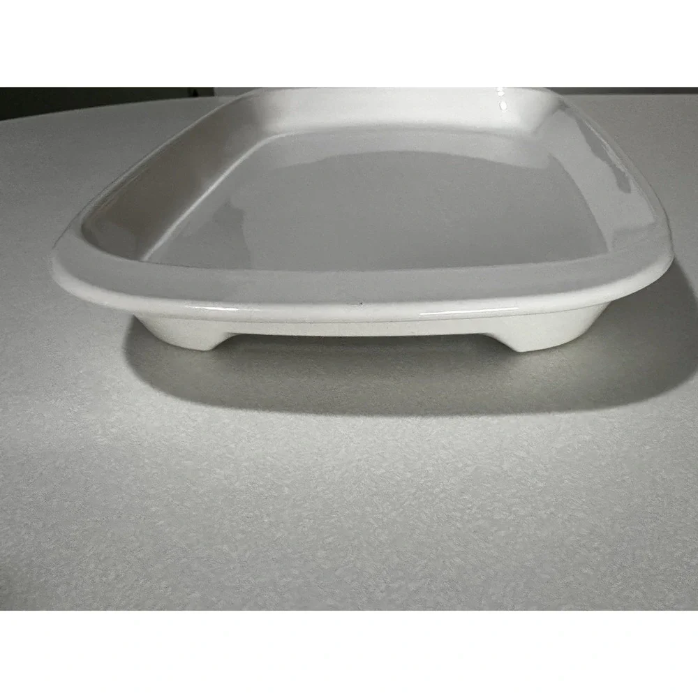 Corning Ware Microwave Browning Grill Rectangle Serving Plate MW-11  White USA